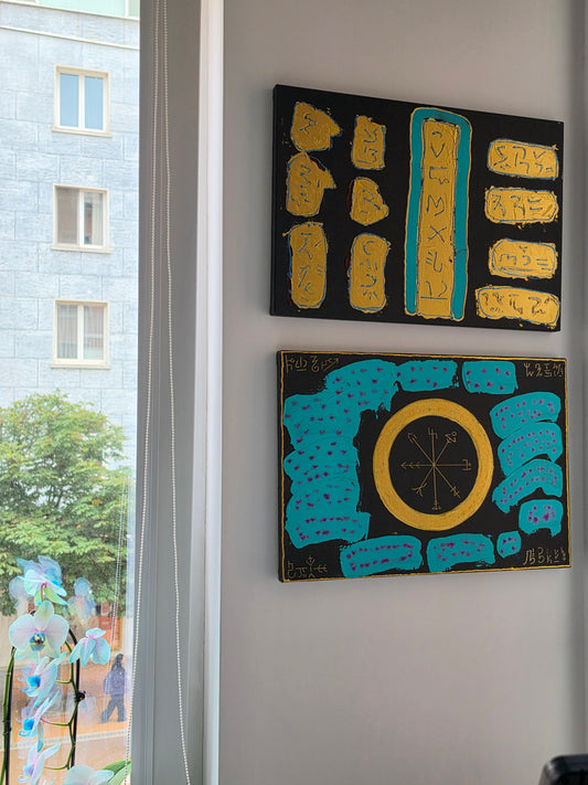 The Sacred Conversation - Original Diptych